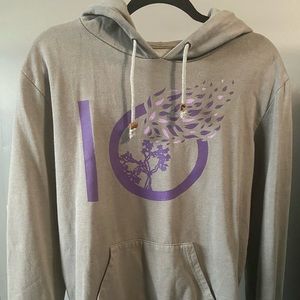 Ten Tree grey and purple hoodie